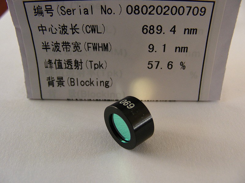 滤光片 光谱仪NBP689超窄带滤光片