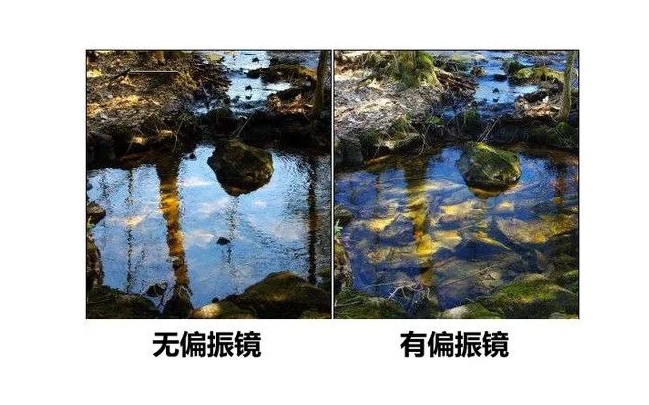 偏振片成效对比 偏振片成效对比