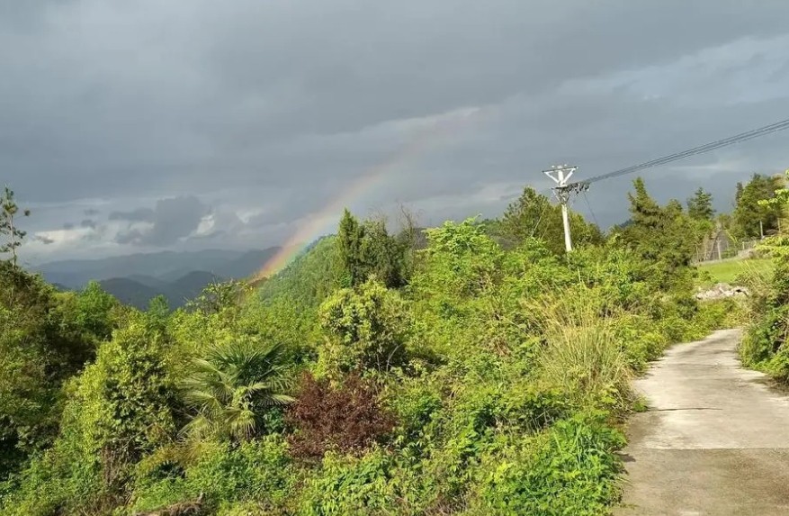 滤光片 山上拍摄的彩虹图片