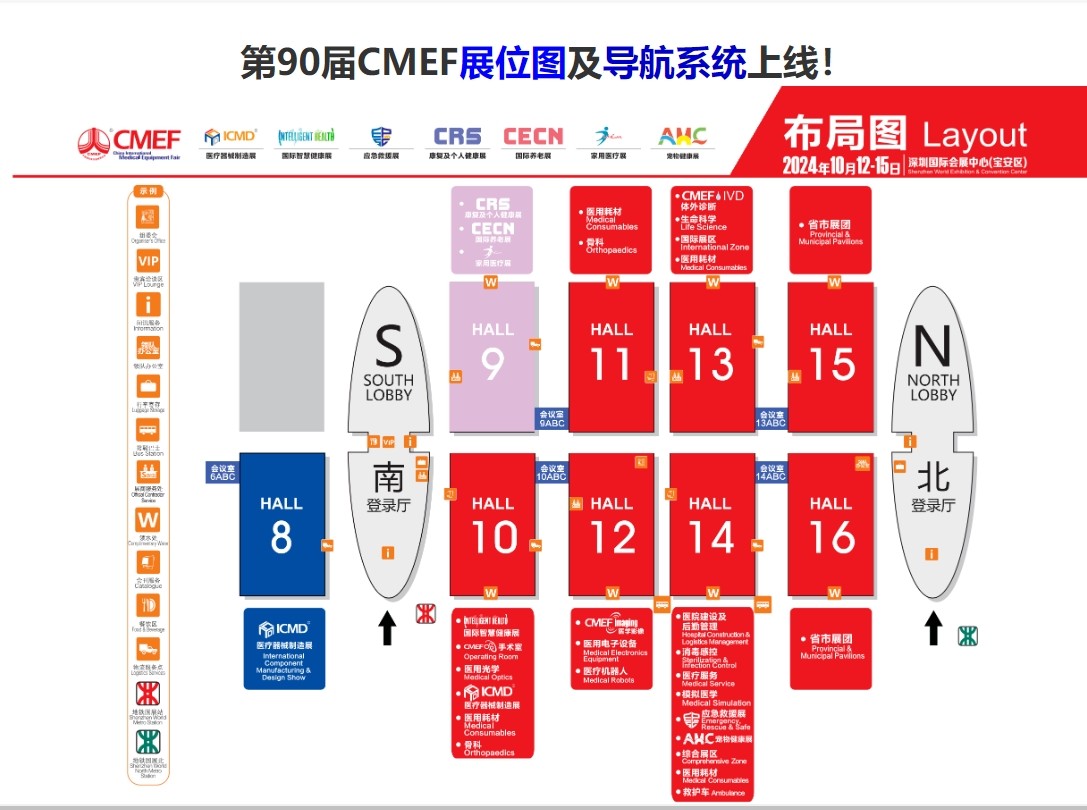 CMEF展会散布图